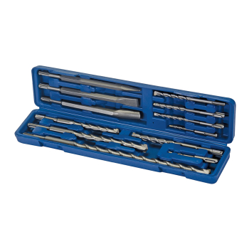 Silverline SDS Plus Masonry Drill & Steel Set 12pce - 12pce - Code 633750