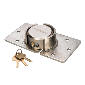 Silverline Heavy Duty Van Lock & Hasp - 73mm - Code 633786