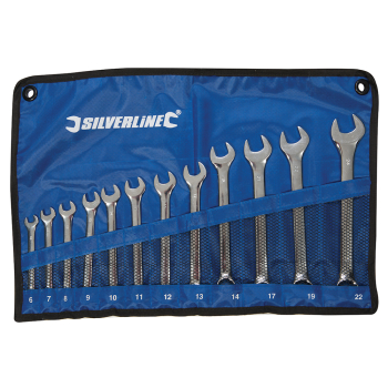 Silverline Combination Spanner Set 12pce - 6 - 22mm - Code 633799