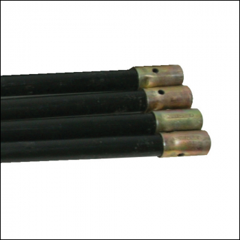 Silverline Drain Rods - Extension Rods 4pk - Code 633826