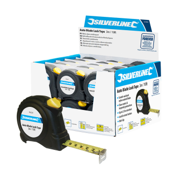 Silverline Auto Blade Lock Tape Display Box