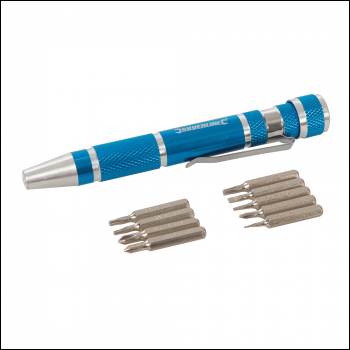 Silverline Precision Screwdriver Set 9pce - 110mm - Code 633922