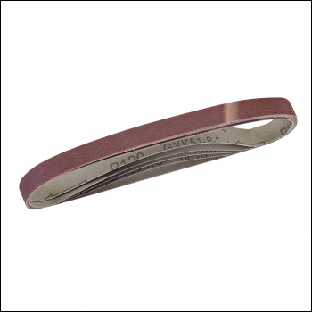 Silverline Sanding Belts 13 x 457mm 5pk - 120 Grit - Code 636004