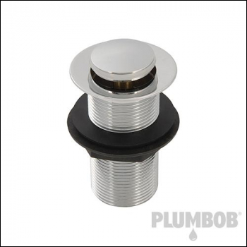 Plumbob Spring Plug Basin Waste Unslotted - 1-1/4 inch  (32mm) - Code 639747