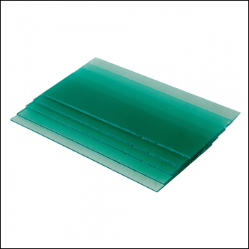 Silverline Welding Helmet Spatter Shields 5pk - 105 x 87.6 x 1mm (Front) - Code 640234