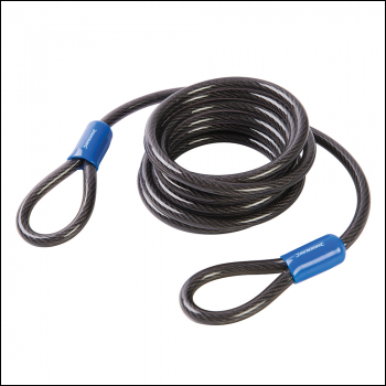 Silverline Looped Steel Security Cable - 2.5m x 8mm - Code 647706