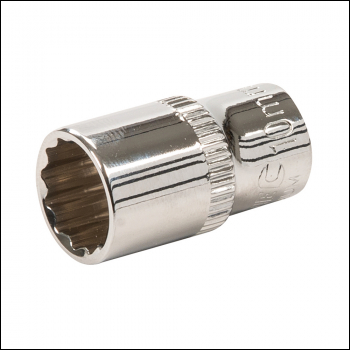 Silverline Socket 1/4 inch  Drive 12pt Metric - 10mm - Code 650781