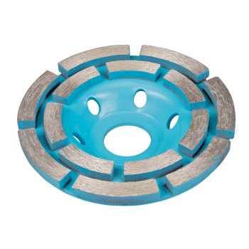 Silverline Diamond Grinding Wheel - 100 x 22.23mm Double Row - Code 656592