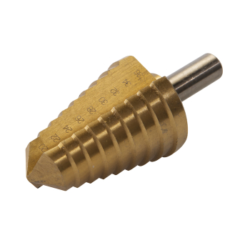 Silverline Titanium-Coated HSS Step Drill - 20 - 36mm - Code 656611