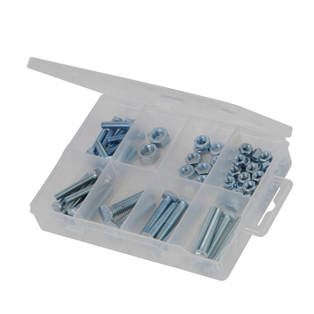 Fixman Hex Bolts & Nuts Pack - 75pce - Code 662943