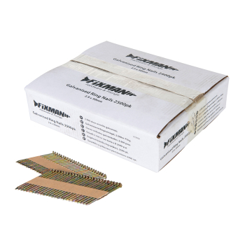 Fixman Galvanised Ring Nails 2500pk