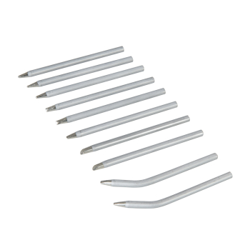 Silverline Soldering Iron Tips Set 10pce - 40W - Code 675071