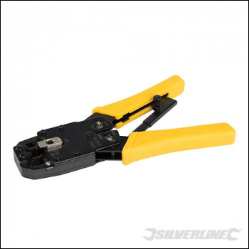 Silverline Telecoms Ratchet Crimping Tool - 210mm - Code 675107