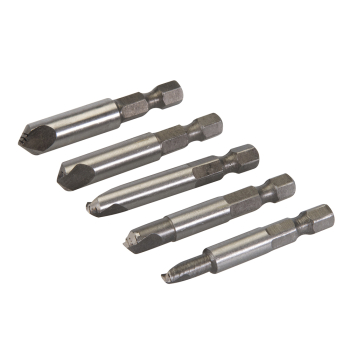 Silverline Damaged Screw Remover Set 5pce - 50mm - Code 675174