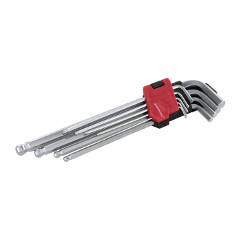 Silverline Expert Hex Key Ball End Set 9pce - 1.5 - 10mm - Code 675323
