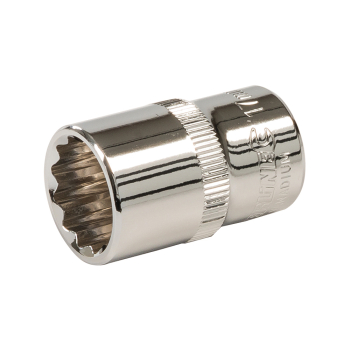 Silverline Socket 1/2 inch  Drive 12pt Metric
