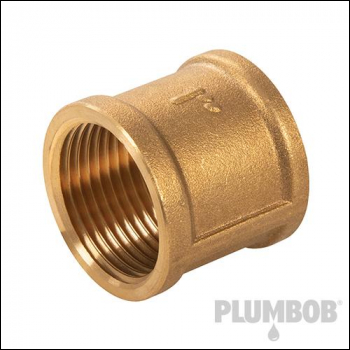 Plumbob Brass Socket - 1/2 inch  (Female) x 1/2 inch  (Female) - Code 678872