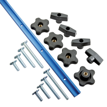 Rockler Universal T-Track Set 17pce - 1219mm (4ft) - Code 679127