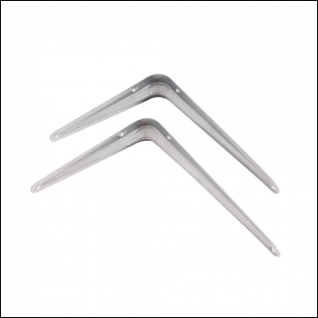 Fixman London Grey Shelf Bracket 20pce - 150 x 125mm - Code 680333