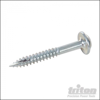 Triton Zinc Pocket-Hole Screws Washer Head Fine - P/HF 7 x 1-1/2 inch  500pk - Code 687311