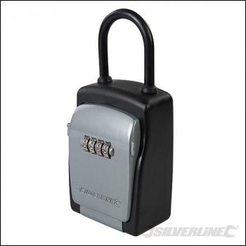 Silverline 4-Digit Combination Car Key Safe - 75 x 170 x 50mm - Code 692437