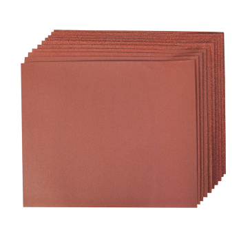 Silverline Aluminium Oxide Hand Sheets 10pce - 4 x 60, 2 x 80, 120, 240G - Code 696982