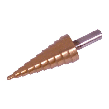 Silverline Titanium-Coated HSS Step Drill - 4 - 22mm - Code 698459