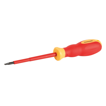 Silverline VDE Soft-Grip Electricians Screwdriver Slotted - 0.8 x 4 x 100mm - Code 716610