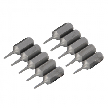 Silverline T40 Cr-V Screwdriver Bits 10pk - T40 - Code 718109