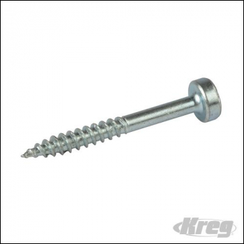 Kreg Zinc Pocket-Hole Screws Pan Head Fine - No.6 x 1-1/2 inch  100pk - Code 718392