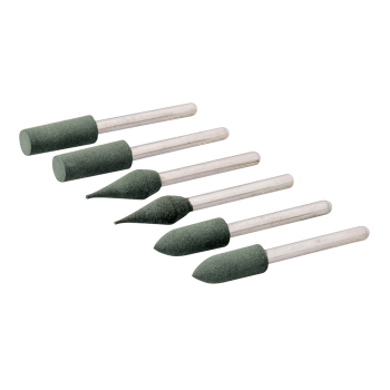 Silverline Rotary Tool Rubber Polishing Point Set 6pce - 6mm Dia - Code 719801