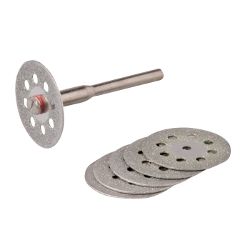 Silverline Rotary Tool Diamond Vented Cutting Disc Set 6pce - 22mm Dia - Code 719813