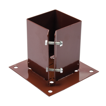 Fixman Bolt-Down Post Shoe - 100 x 100mm - Code 721033