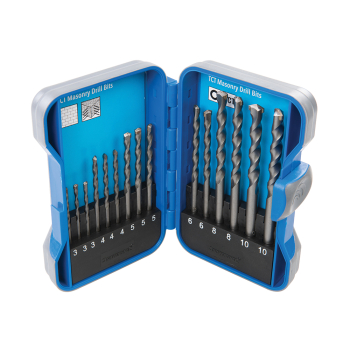 Silverline TCT Masonry Drill Bit Set 15pce - 3 - 10mm - Code 723650
