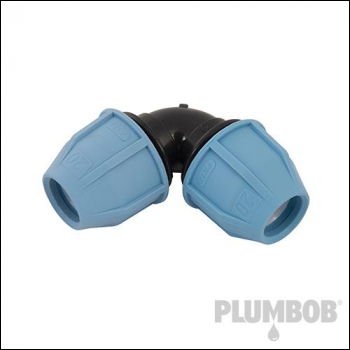 Plumbob MDPE Elbow - 25 x 25mm - Code 726838