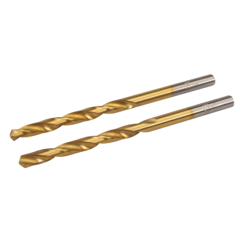 Silverline HSS Titanium-Coated Drill Bits 2pk - 5.0mm - Code 733229