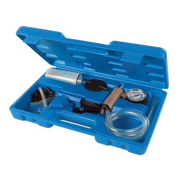 Silverline Vacuum Tester & Brake Bleeding Kit 16pce - 16pce - Code 734801