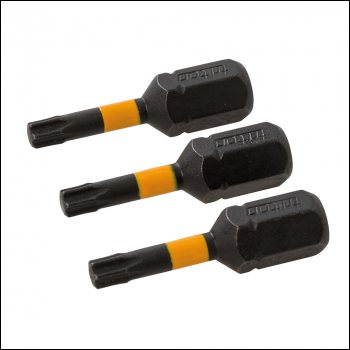 Triton T15 Screwdriver Impact Bit 3pk - T15 25mm - Code 738681