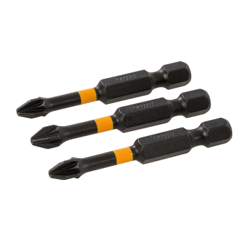 Triton Pozi Screwdriver Impact Bit 3pk - PZ2 50mm - Code 740013