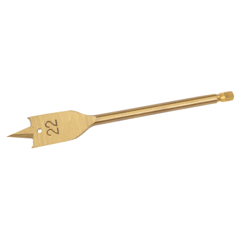 Silverline Titanium-Coated Flat Bit - 22mm - Code 743913