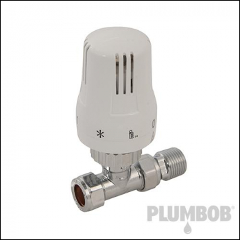Plumbob Straight Contract TRV - 15mm - Code 752414