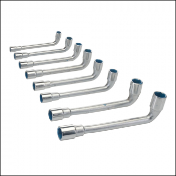 Silverline L-Shaped Socket Wrench Set 8pce - 8 - 19mm - Code 755060