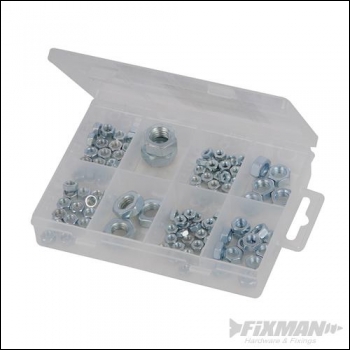 Fixman Hexagon Nuts Pack - 108pce - Code 755343