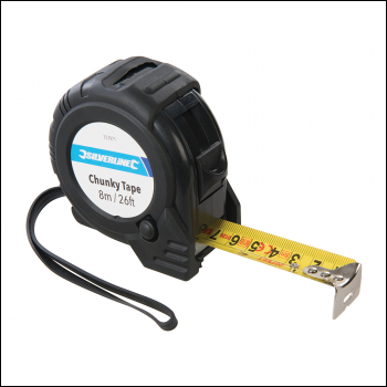 Silverline Chunky Tape - 8m / 26ft x 25mm - Code 757971