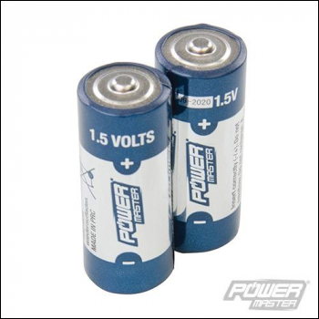 PowerMaster 1.5V Super Alkaline Battery LR1 2pk - 2pk - Code 772254