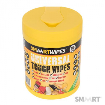 SMAART Universal Tough Wipes 90pk - 90pk Tub - Box of 6 - Code 778647