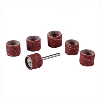 Silverline Rotary Tool Drum Sanding Set 7pce - 12.70mm (1/2 inch ) - Code 783145