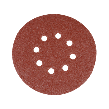 Silverline Hook & Loop Discs Punched 150mm 10pk - 80 Grit - Code 783148