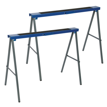 Silverline Metal Saw Horse Twin Pack - 125kg - Code 783160