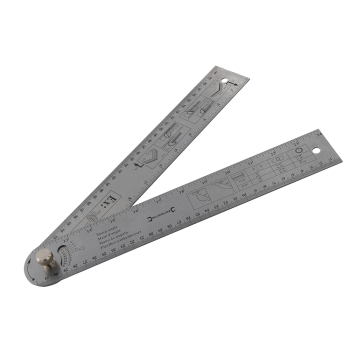 Silverline Easy Angle Protractor Rule - 600mm - Code 783421